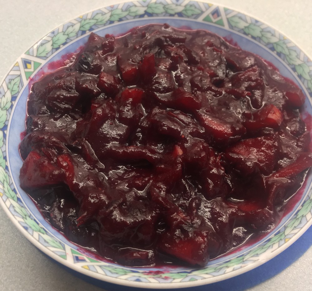 Cranberrycompote bij geitenkaas-IMG_5091