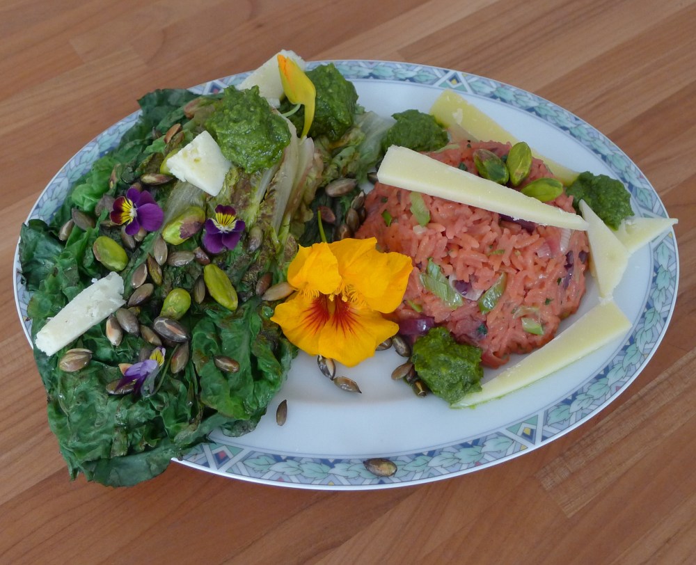 Gegrilde Bindsla met Bietenrijst en Witteberg kaas-L1050412